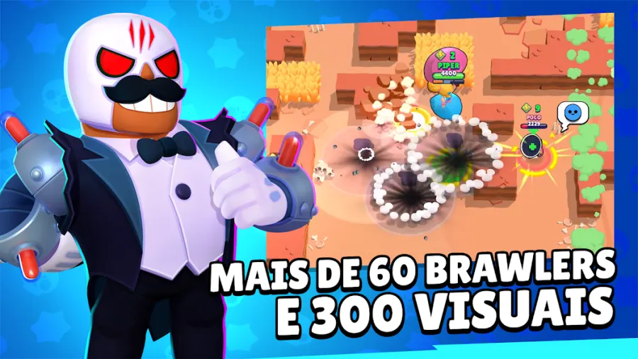 Captura de ecrã oficial de Brawl Stars