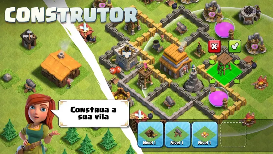 Captura de ecrã oficial de Clash of Clans